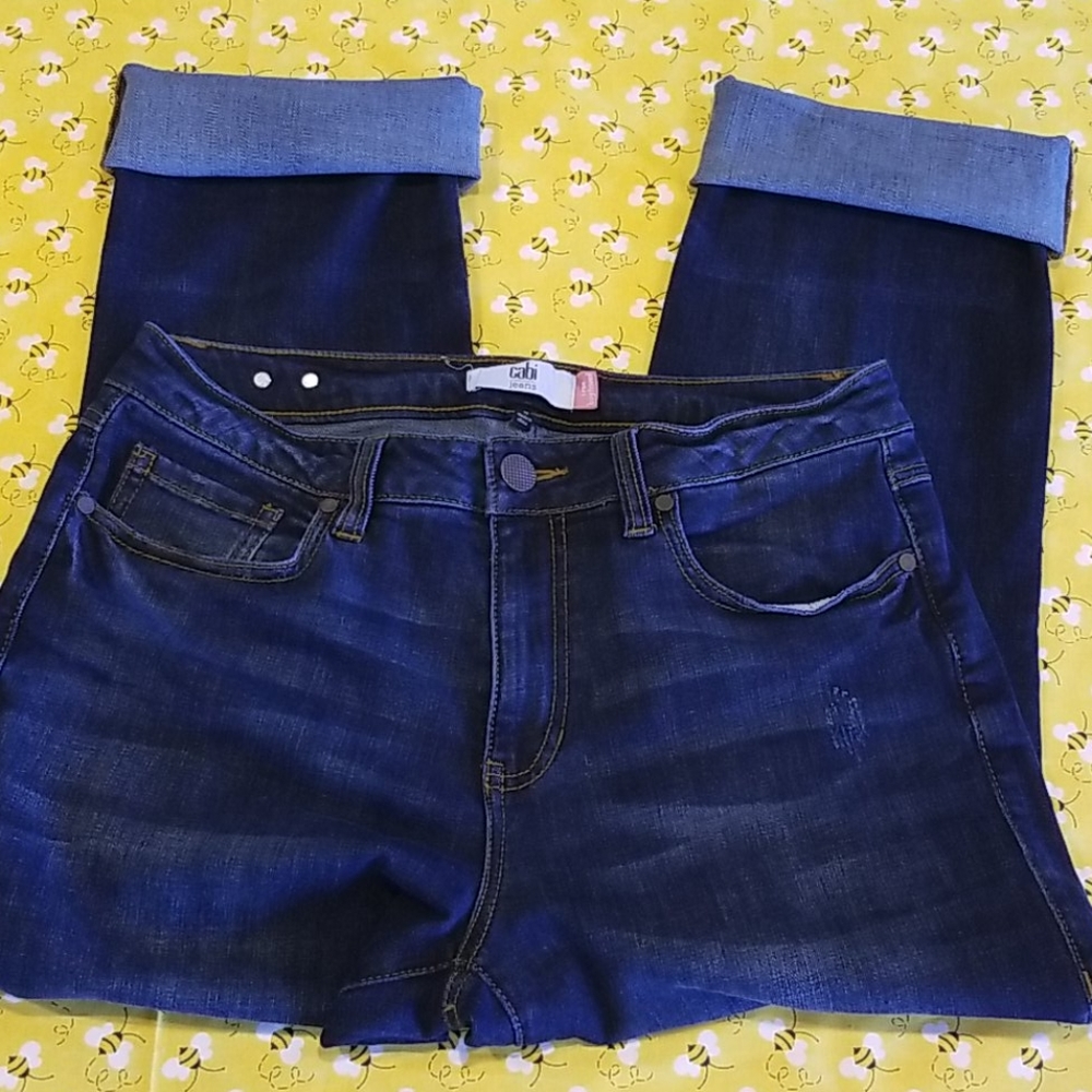 Cabi True Boyfriend Ankle Jeans